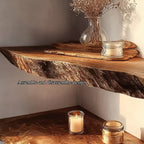 Live Edge Dining Bookshelf