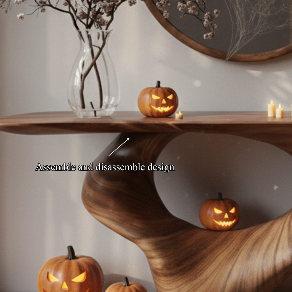 Gothic Mid Century Console Table