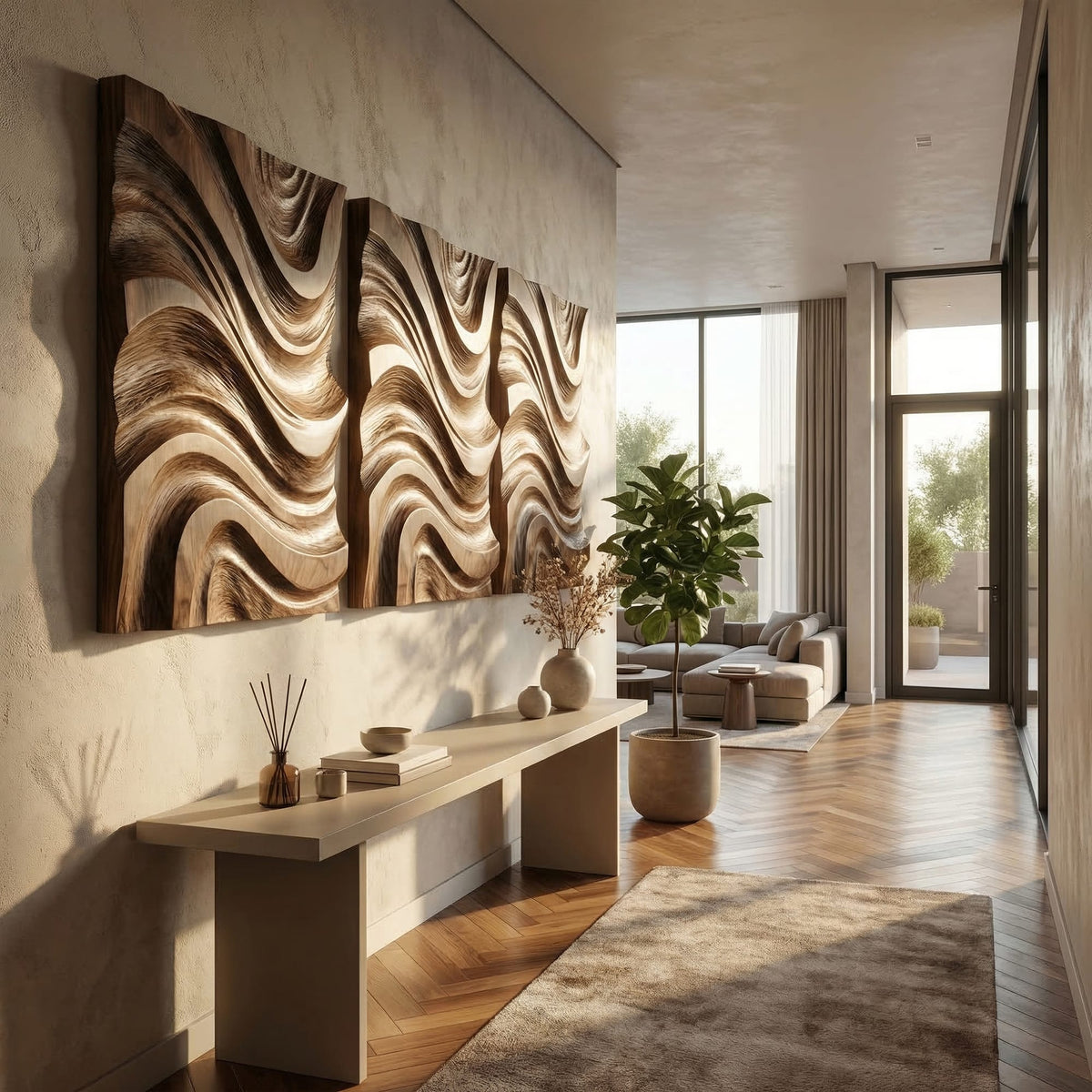 Abstract Textured Wall Art