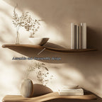 Curved Floating Shelf