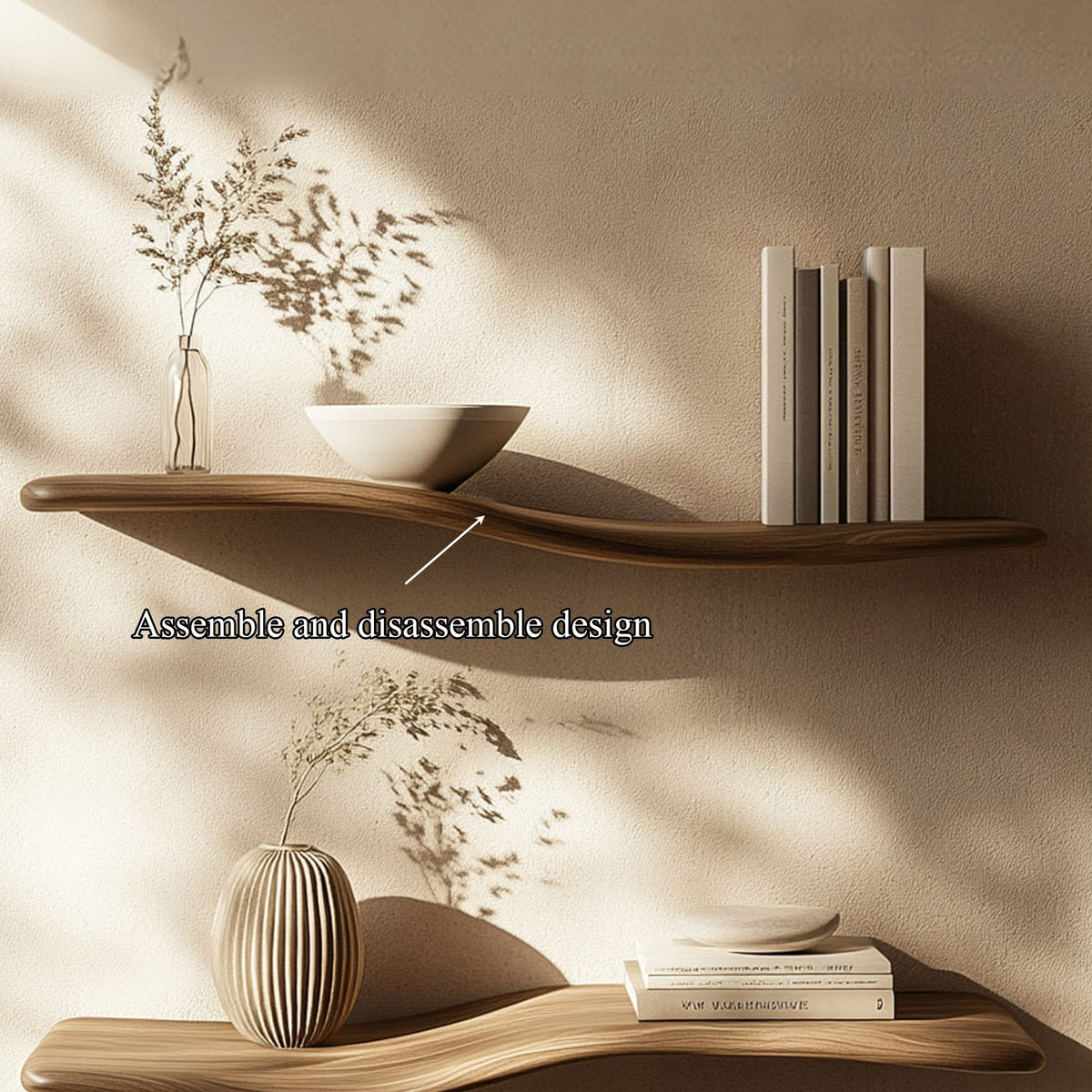 Curved Floating Shelf