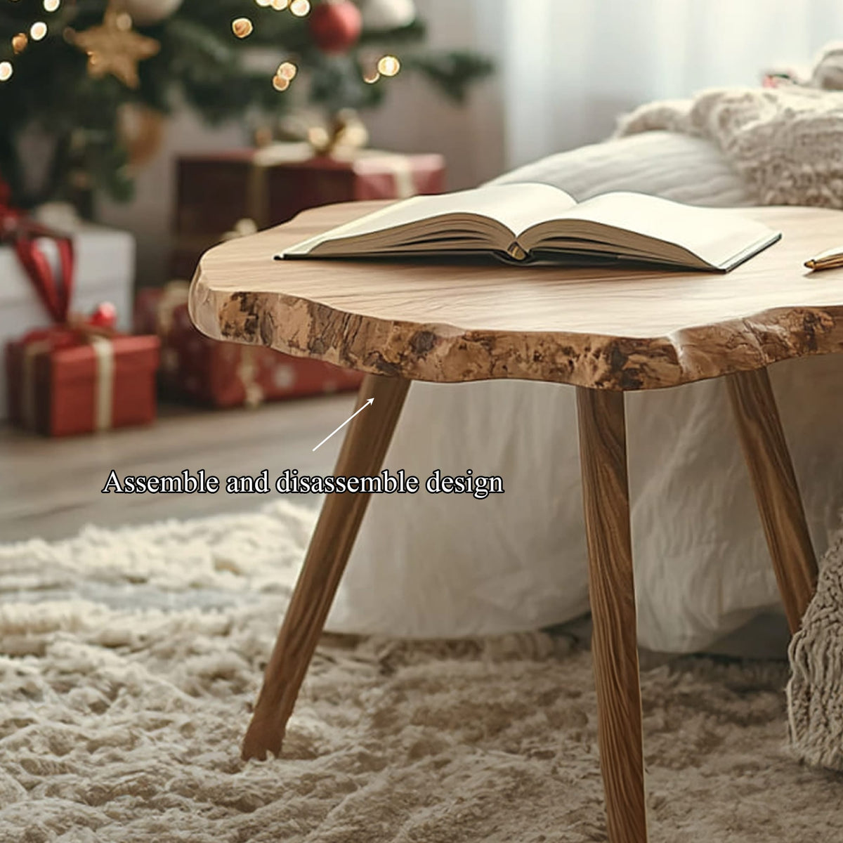 Live Edge Accent Nightstand