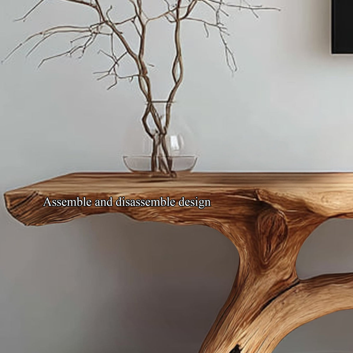 Live Edge Root TV Cabinet