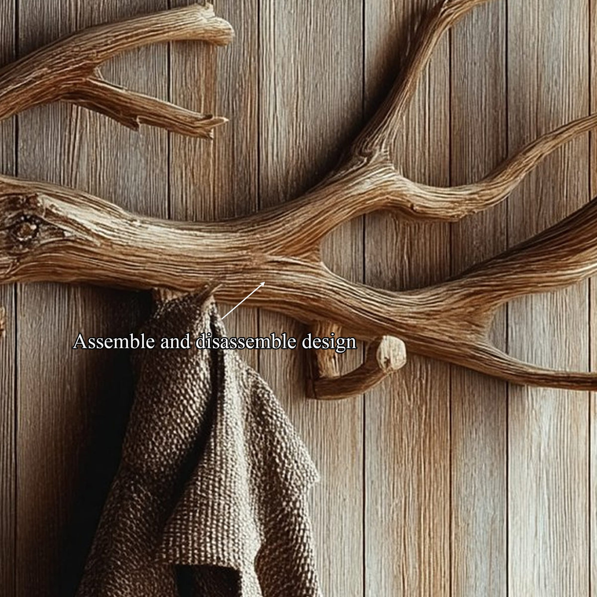 Solid Mudroom Coat Rack