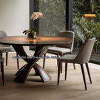 Mid Century Pedestal Dining Table