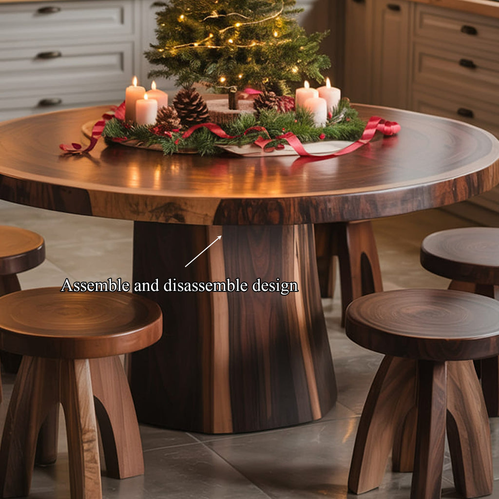 Live Edge Round Dining Table
