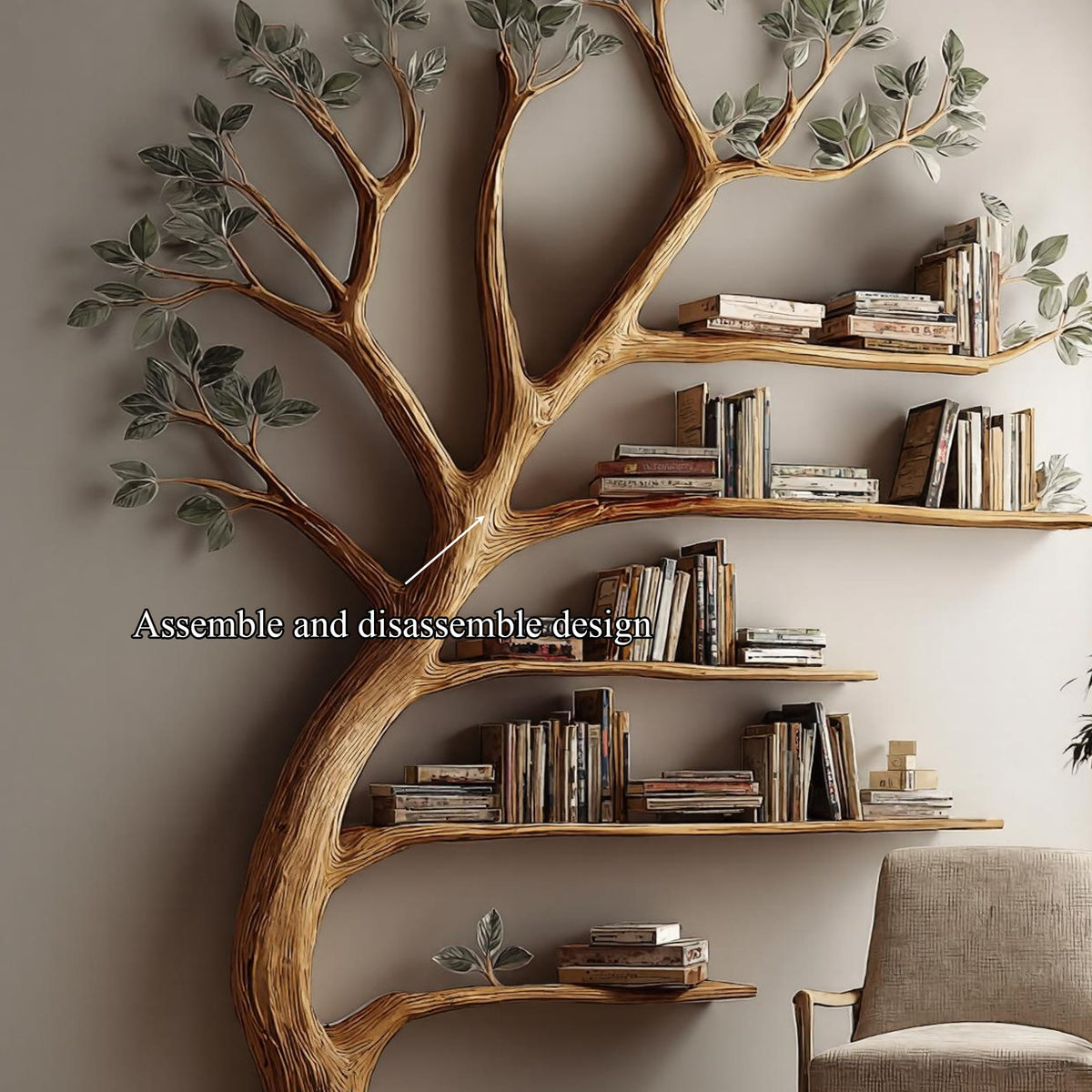 Artistic Storage Bookshelf