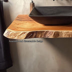 Mid Century Floating Mounted Vanity