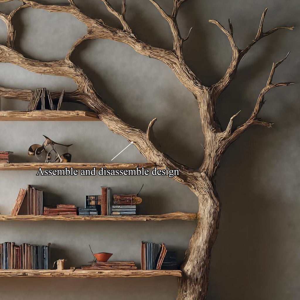 Floating Unit Tree Bookshelf