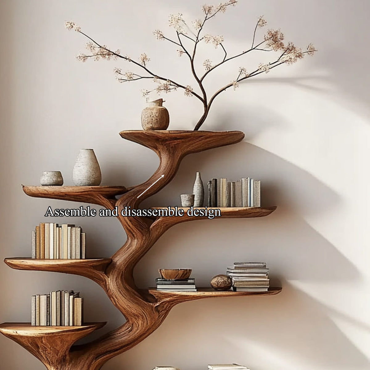 Sculptural Storage Tree Bookshelf