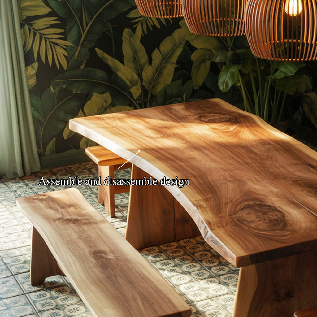 Live Edge Minimal Dining Table
