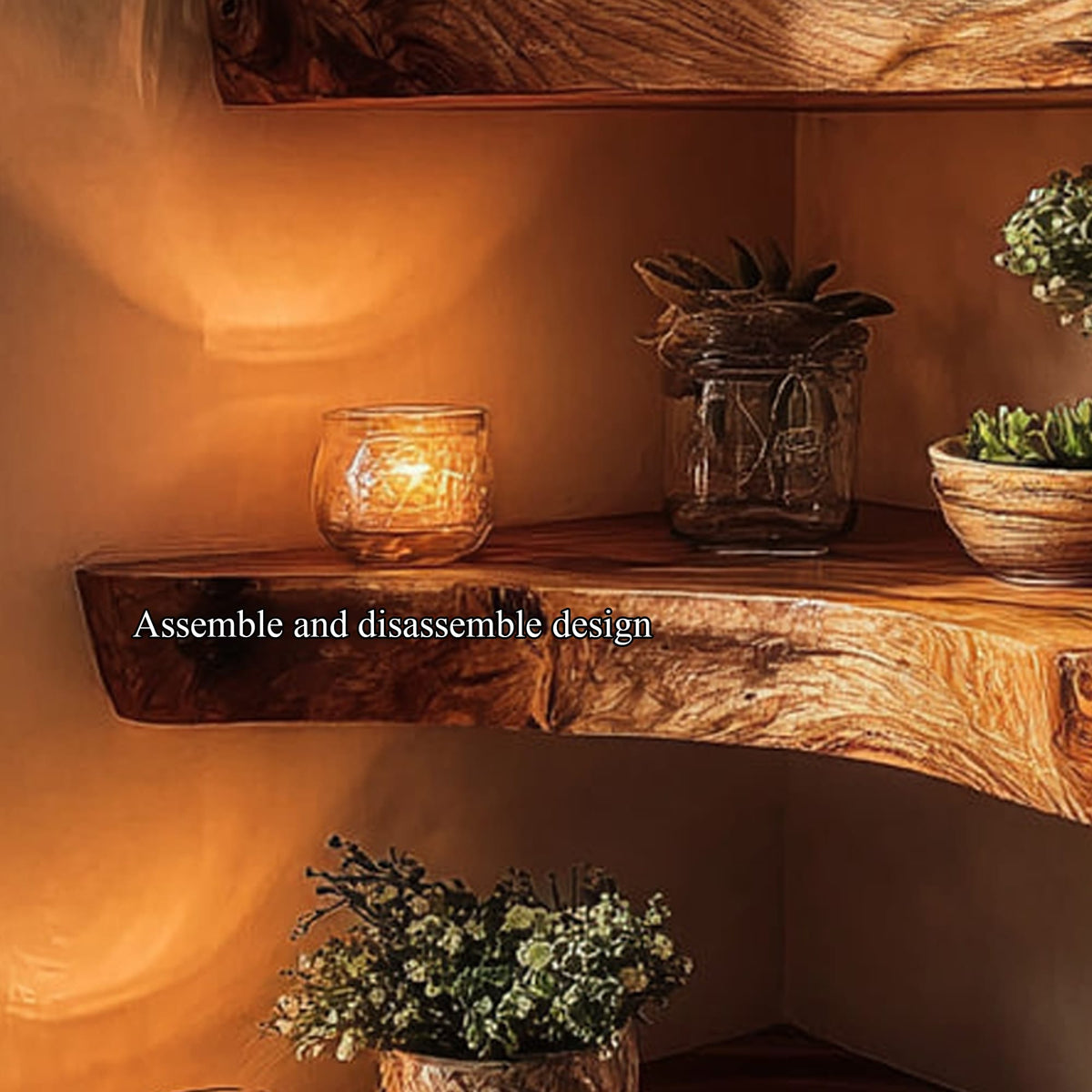 Entryway Storage Floating Shelf
