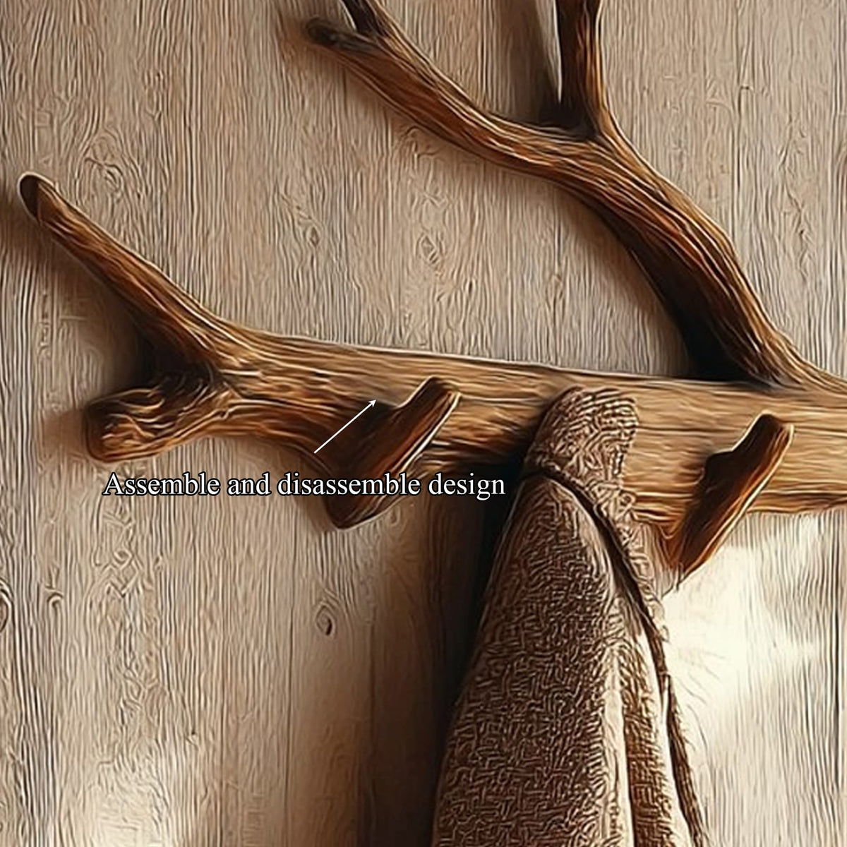 Branch Hook Coat Rack