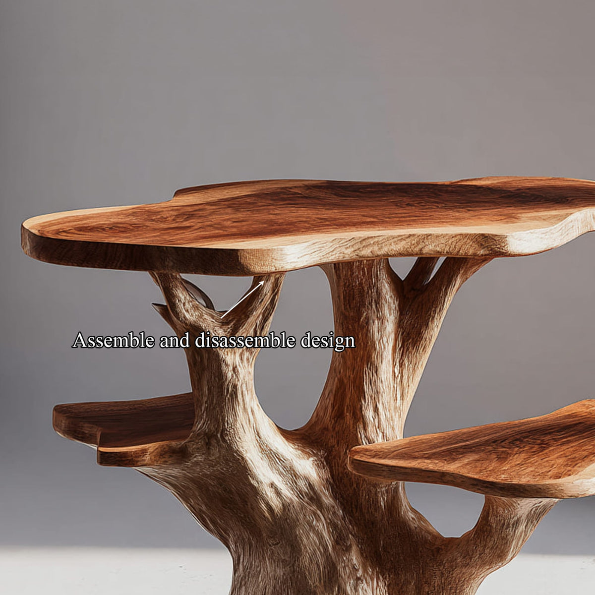 Sculptural Accent Nightstand