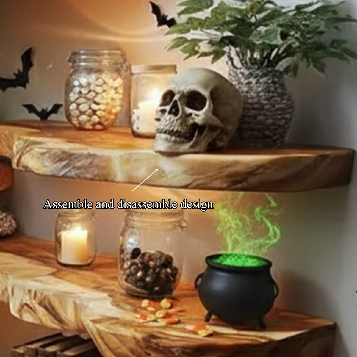 Floating Goth Wall Shelf