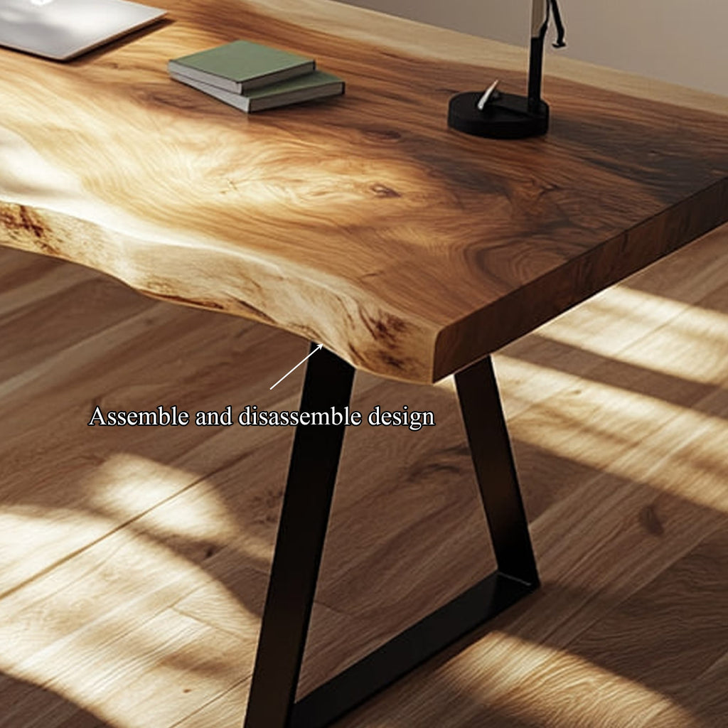 Live Edge Solid Workspace Desk