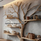 Shaped Artistic Bookshelf