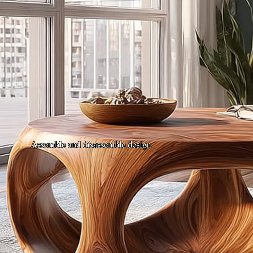 Mid Century Artistic Solid Coffee Table