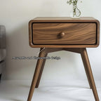 Sculptural Geometric Side Table