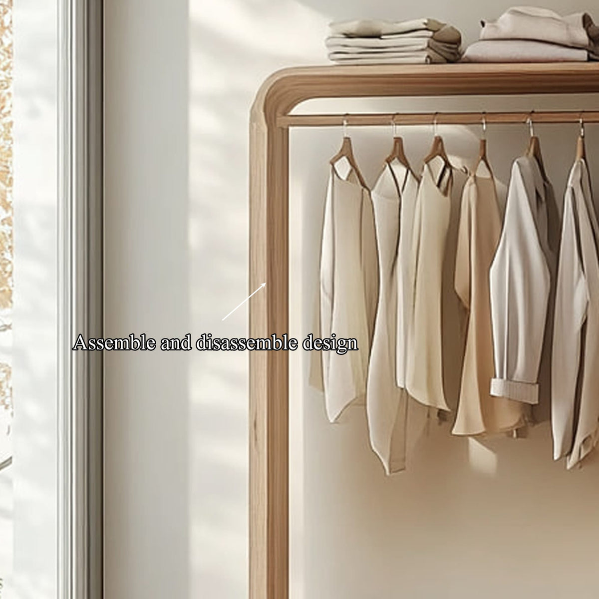 Solid Garment Storage Cabinet