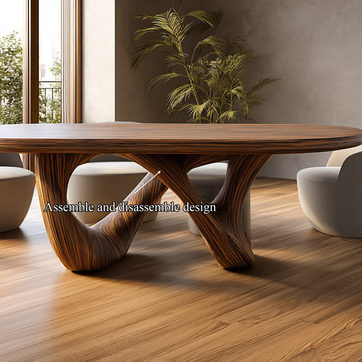 Mid Century Solid Timber Dining Table Kitchen, solid wood, built to order