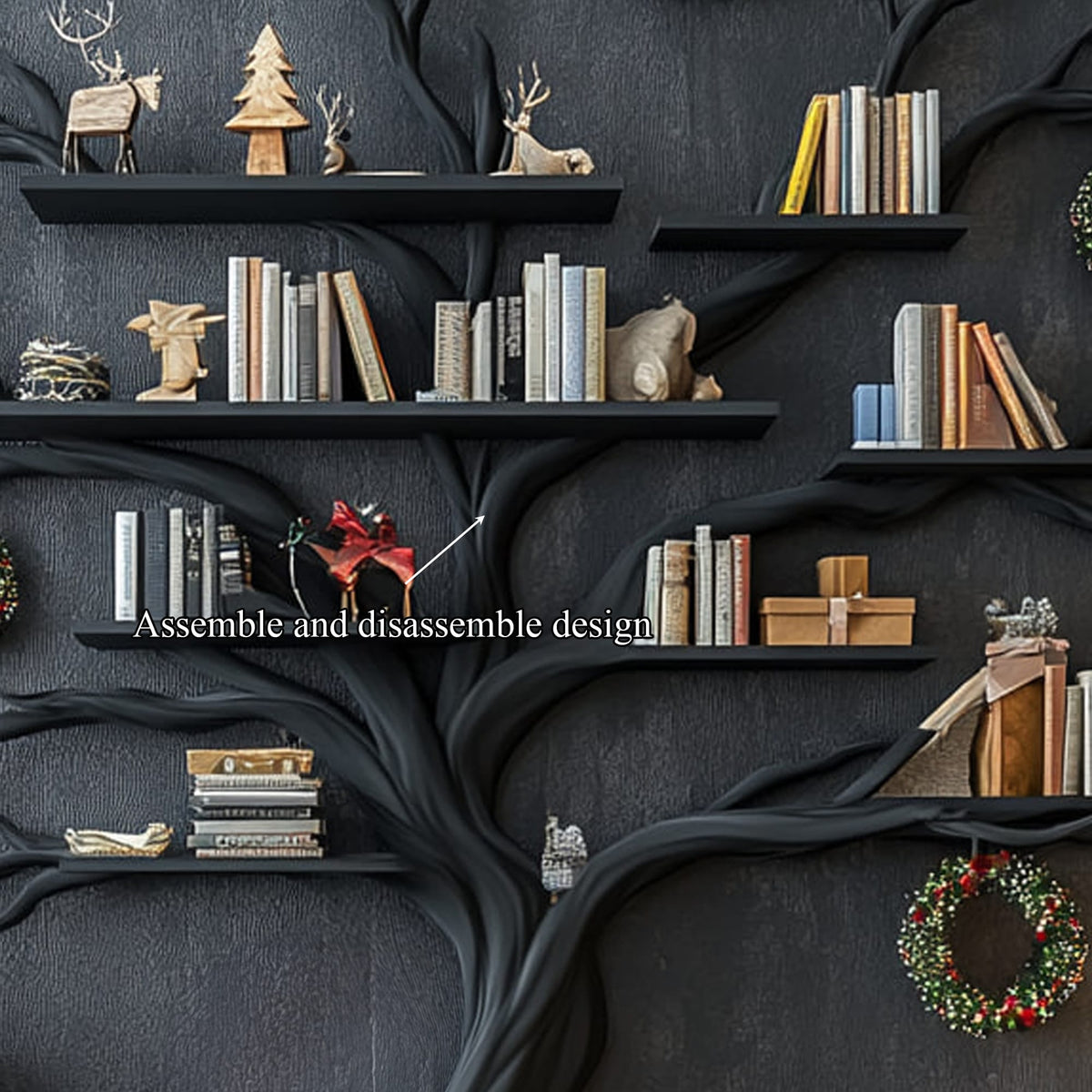 Artistic Creative Bookshelf