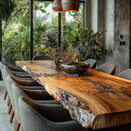 Live Edge Long Dining Table