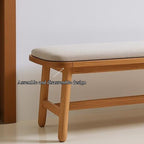 Mid Century Bench Bedroom Accent Furniture, solid wood, built to order