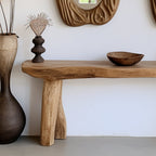 Rustic Console Table Decorative, solid wood, built to order
