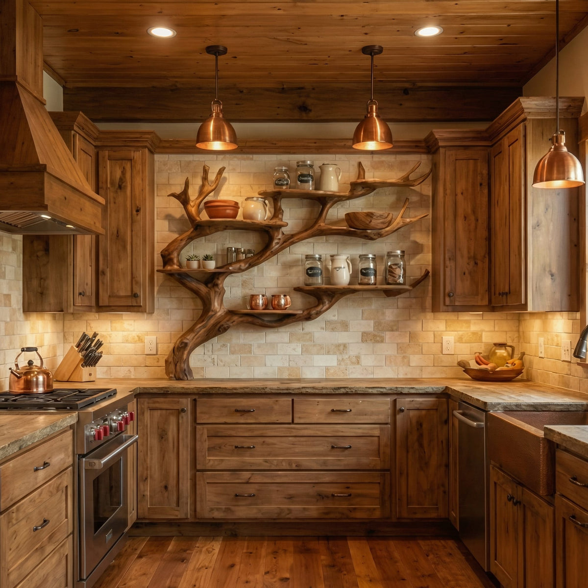 Kitchen Storage Wall Shelf