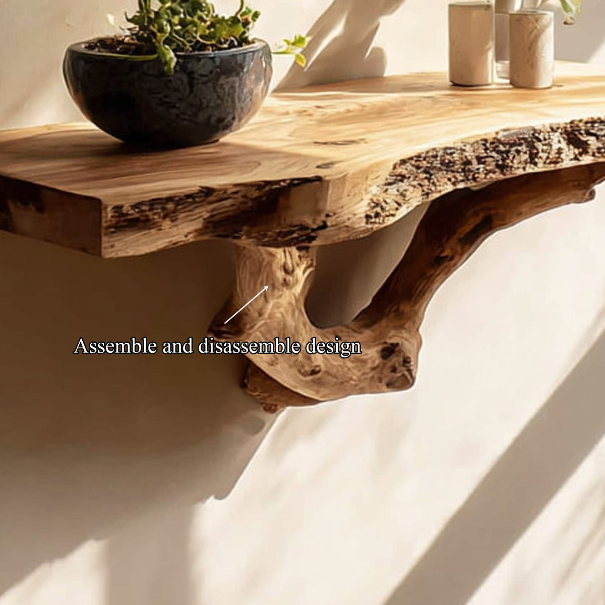 Solid Organizer Floating Shelf