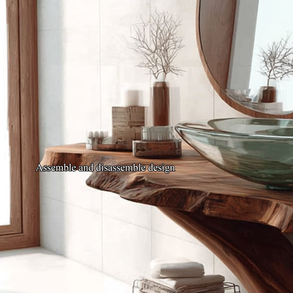 Mid Century Minimal Vanity