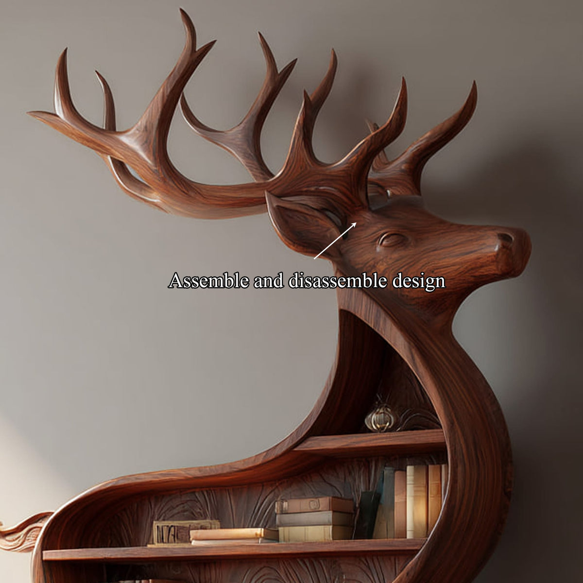 Deer Themed Bookshelf