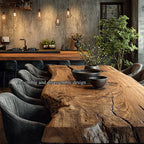 Live Edge Contemporary Dining Table