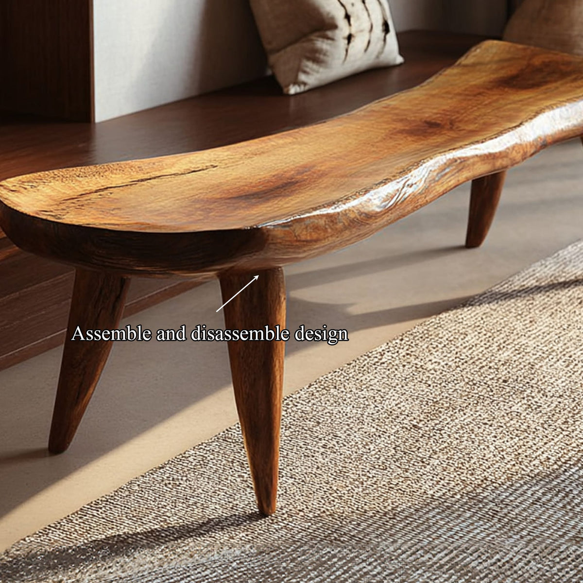 Live Edge Accent Bench