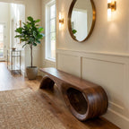 Solid Loop Curved Bench