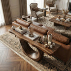 Artistic Circular Console Table
