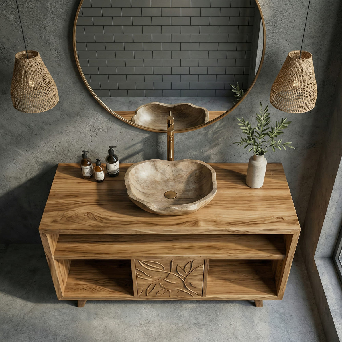 Contemporary Solid Vanity