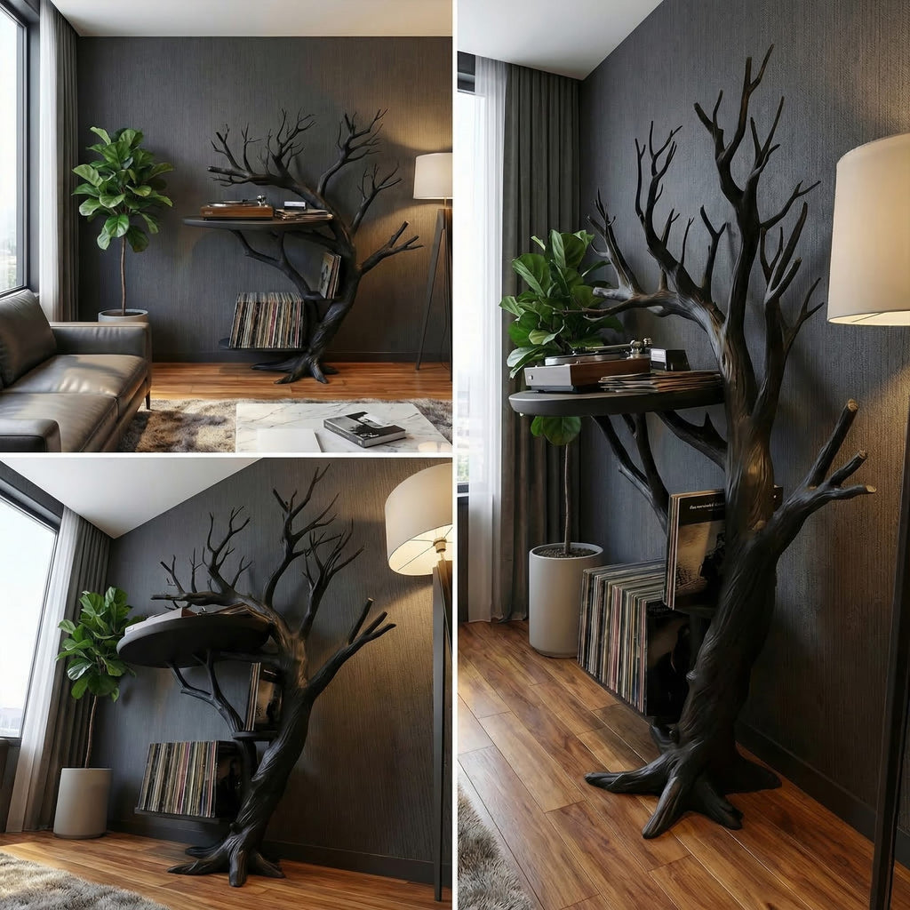 Tree Shaped Record Stand