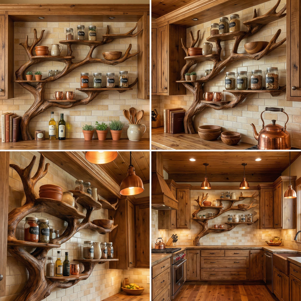 Kitchen Storage Wall Shelf