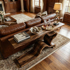 S-curve Curved Console Table