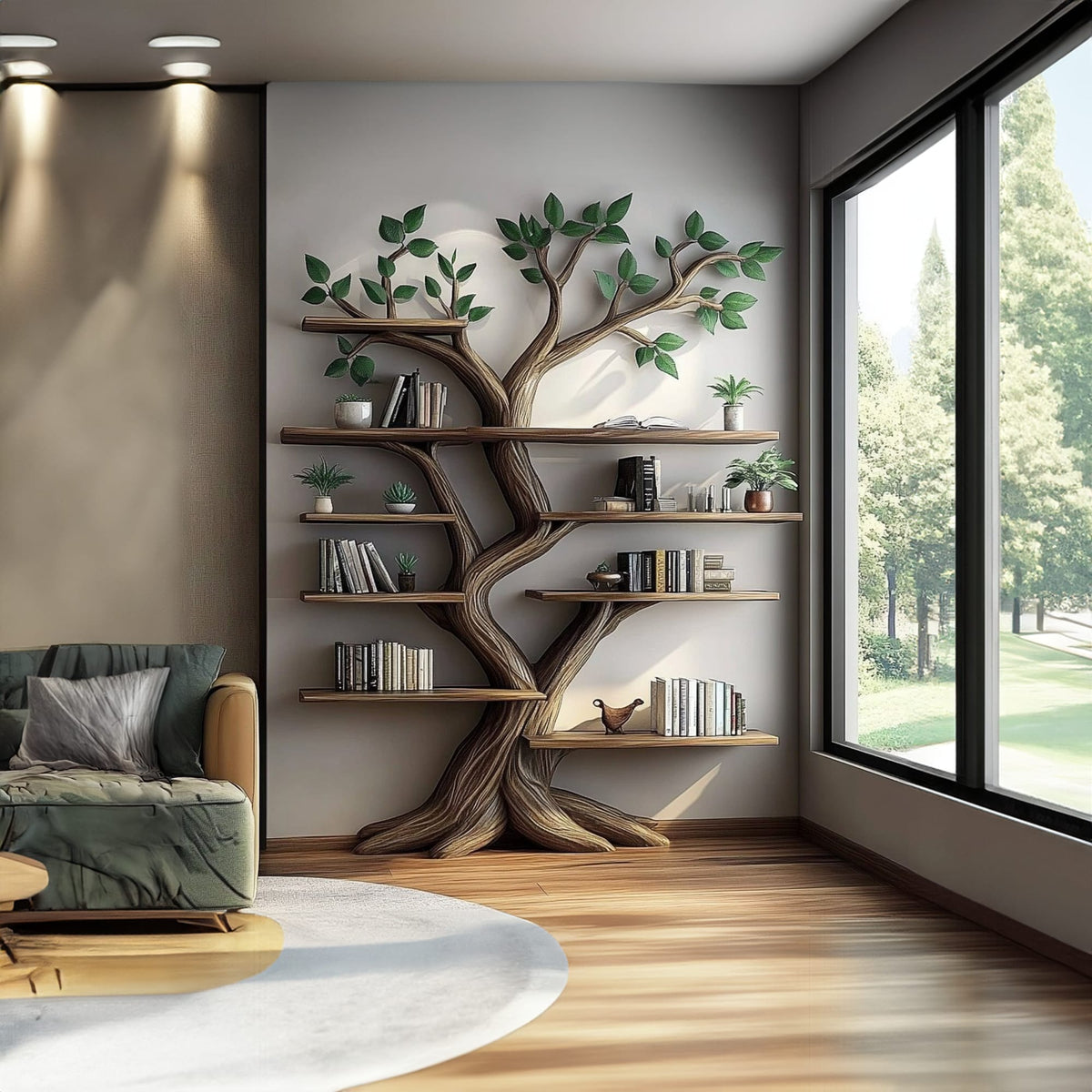 Organic Book Bookshelf