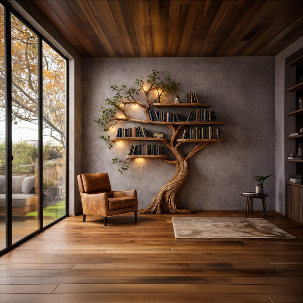 Organic Sculptural Branch Tree Bookshelf