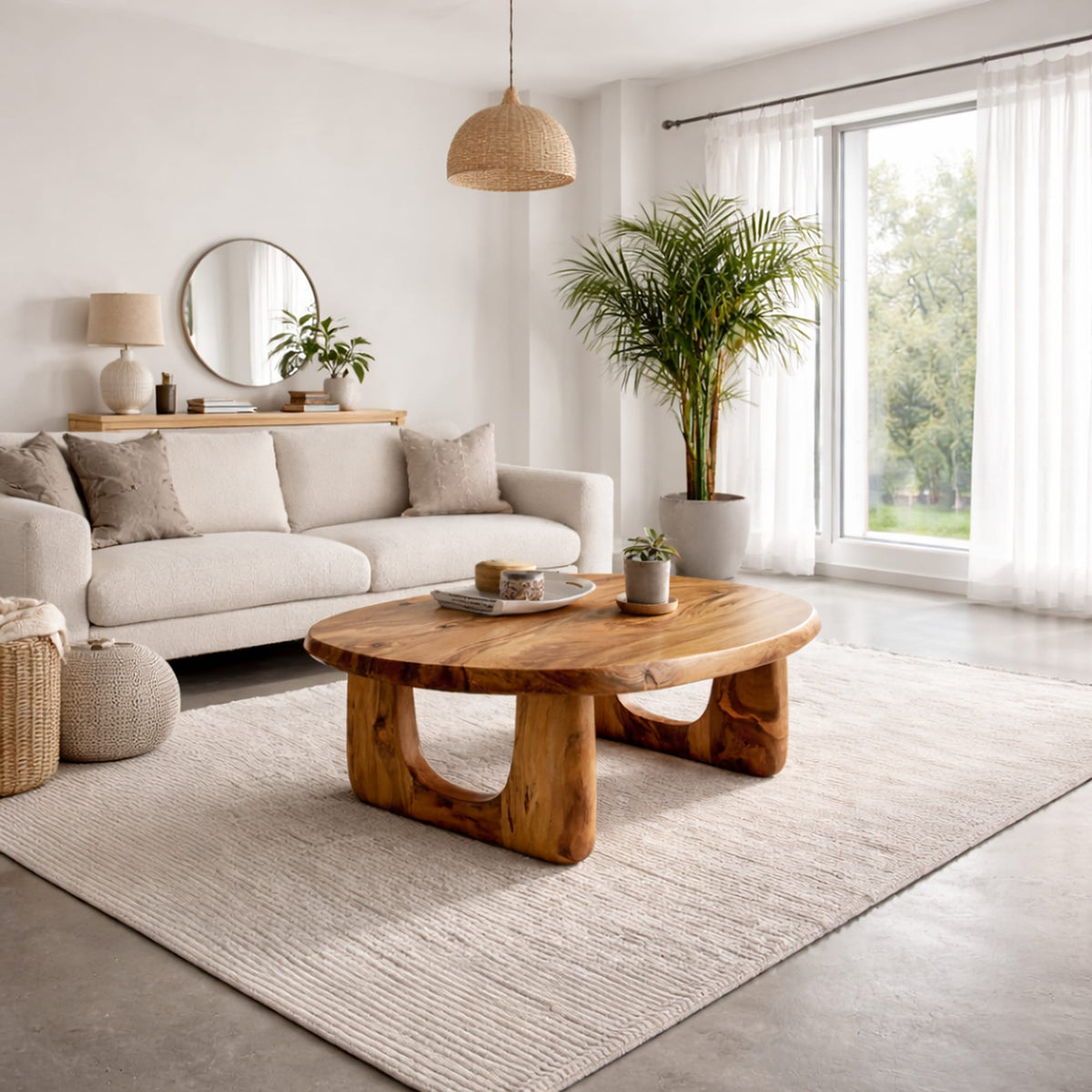 Arched Organic Coffee Table