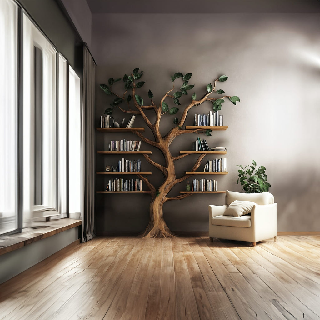 Shaped Floating Bookshelf