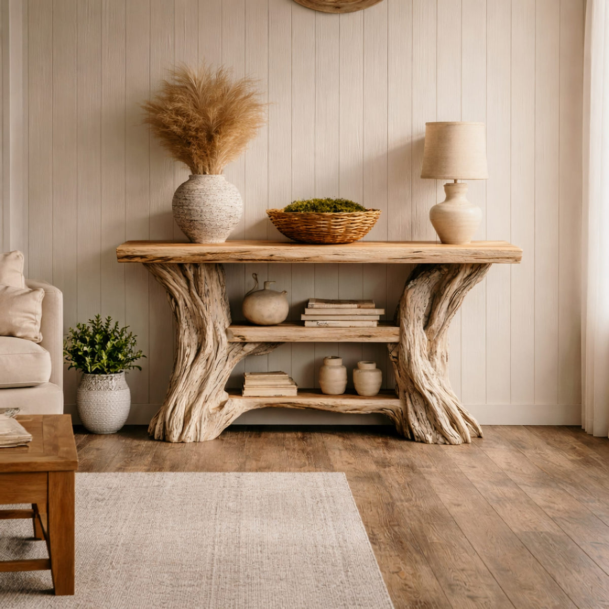 Solid Inspired Console Table