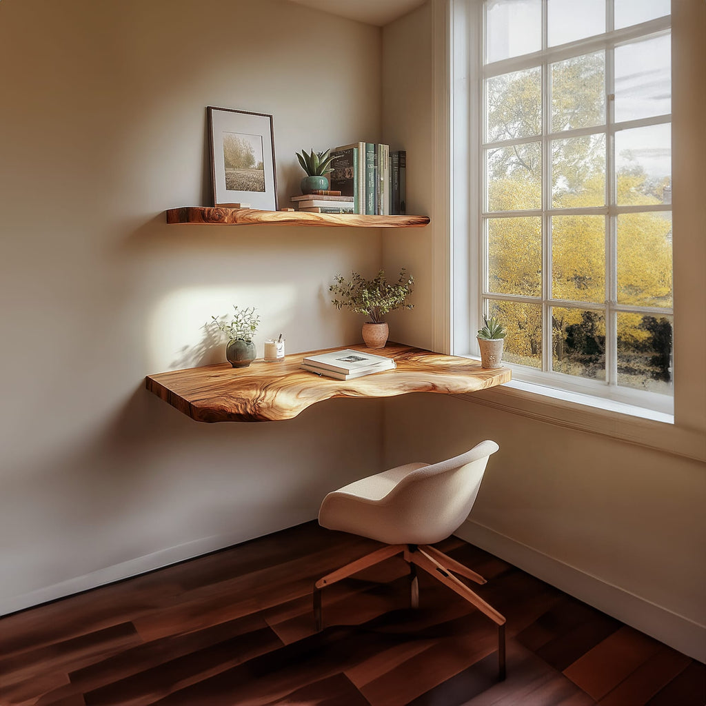 Floating Computer Mid Century Desk