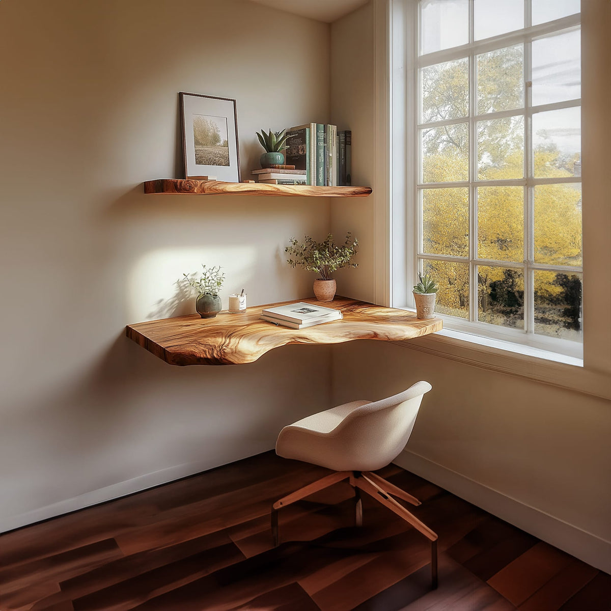 Floating Computer Mid Century Desk