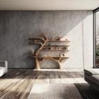 Solid Tree Console Table