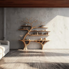 Sculpted Tree Console Table